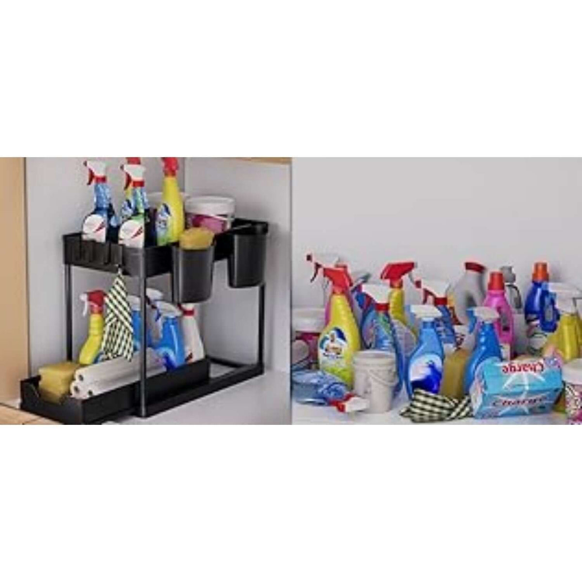 SlideStore 2-tier under sink organizer